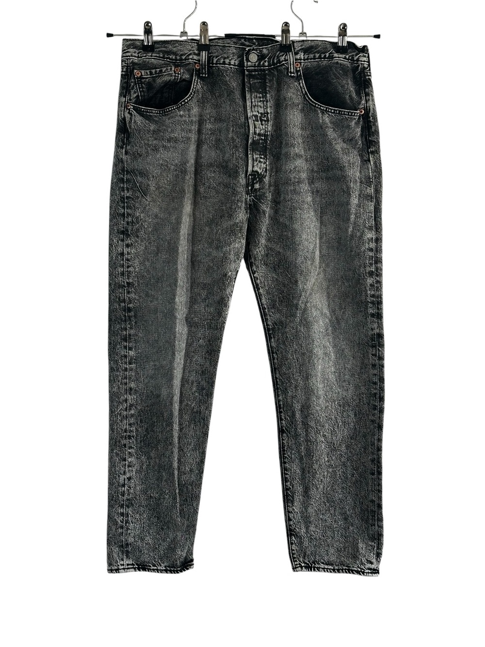 Levi's Black Washed Slim Straight Jeans